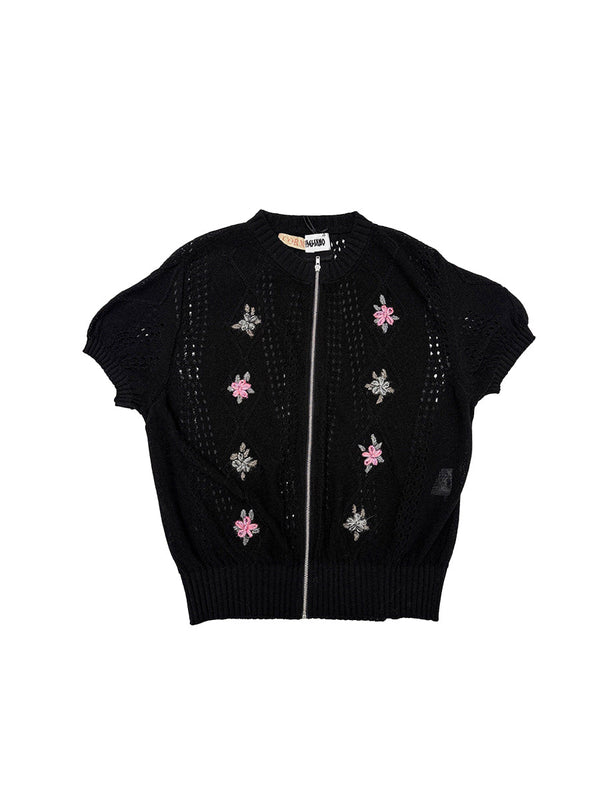 Cormagliano Zipped Tee Black