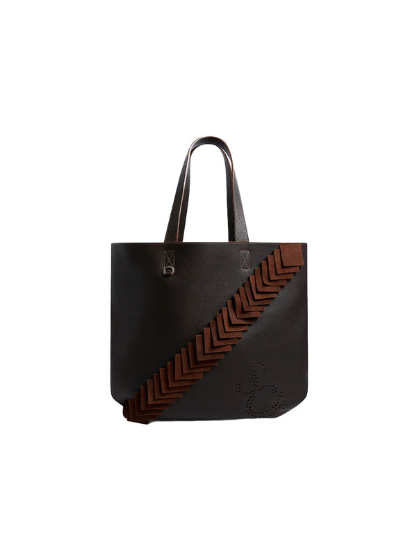 Leather Patch Tote