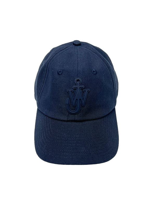 Denim Baseball Cap With Anchor Logo