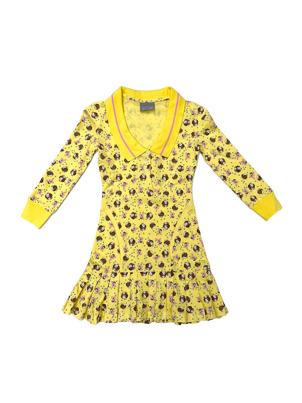 Girl Baby Yellow L/S Amelia Long Dress