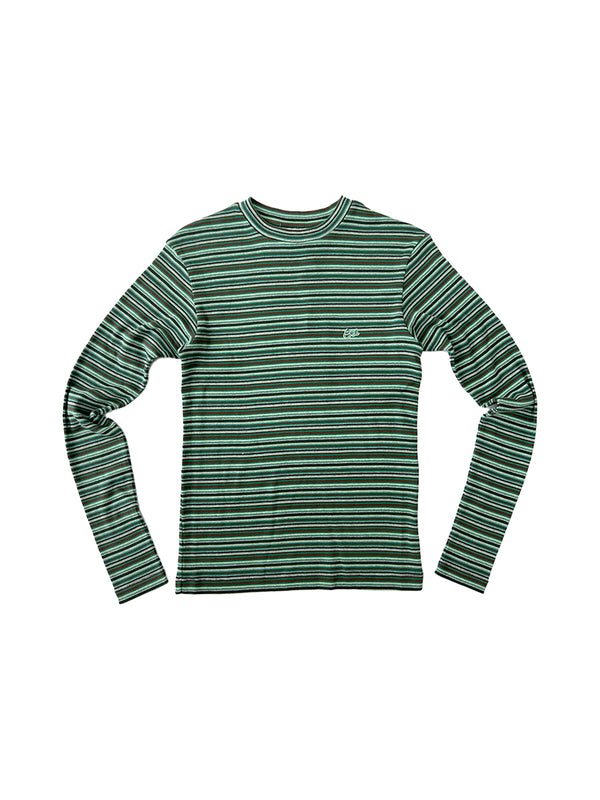 Striped Long Sleeved T Shirt Knit