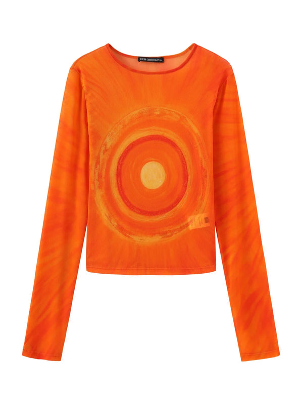 An Orange Galaxy Top