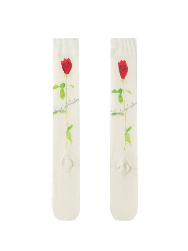 Rose Mid-Calf Socks