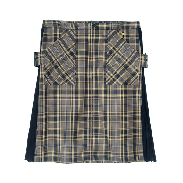 Wool Pleated Skirt