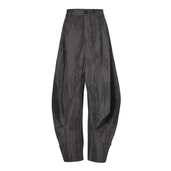 Washed Spiral Baggy Sweatpants