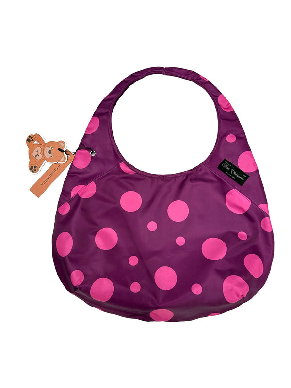 Purple Polka Dot Tote Bagk