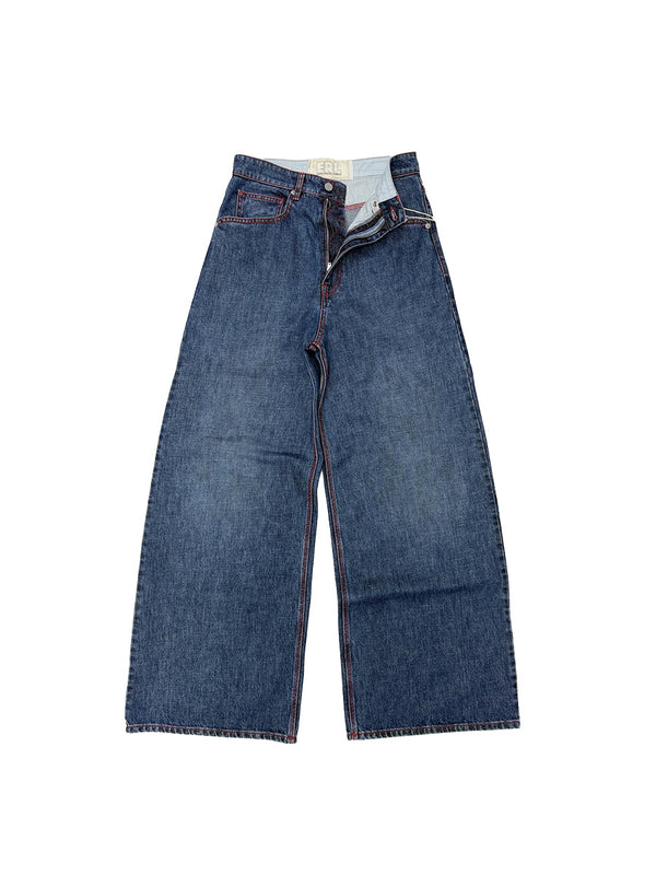 Contrast-Sstitching Jeans