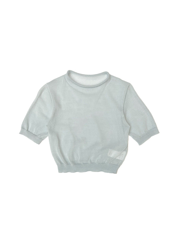 Sheer Cropped Knit