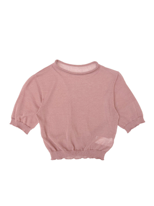 Sheer Cropped Knit
