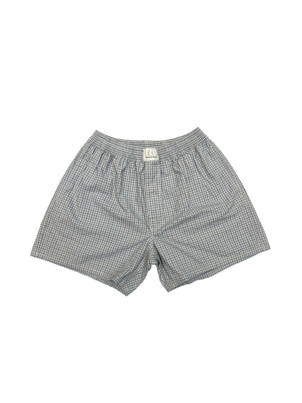 Unisex Light Check Boxer Shorts Woven