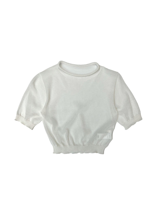 Sheer Cropped Knit