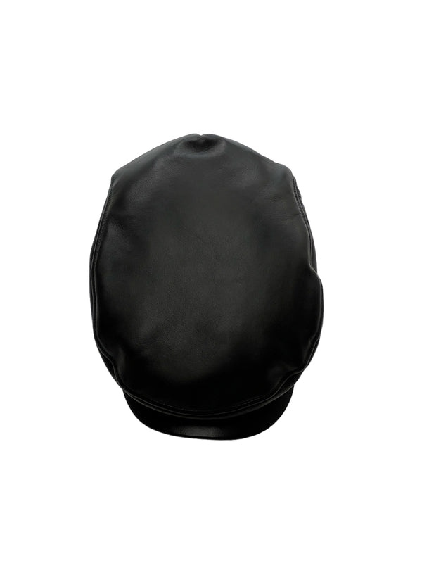 Women Newsboy Cap Leather
