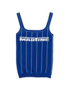 Logo Vest In Blue