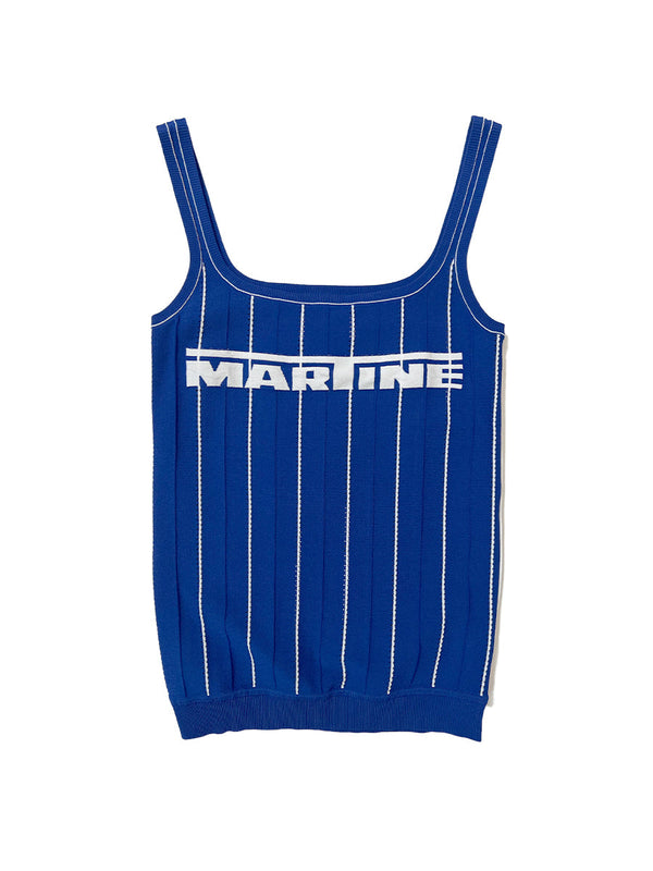 Logo Vest In Blue
