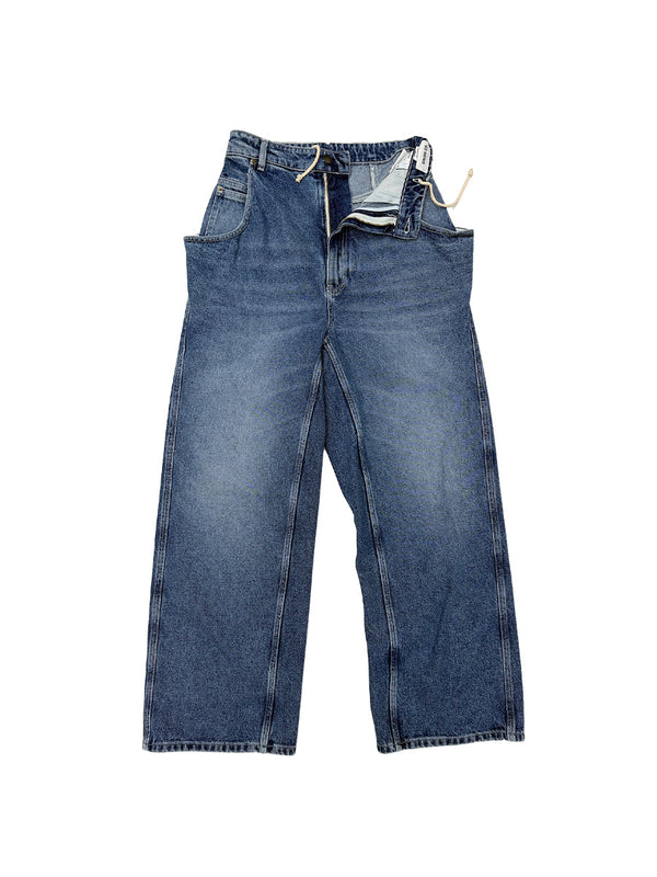 Draped 5 Pocket Jeans