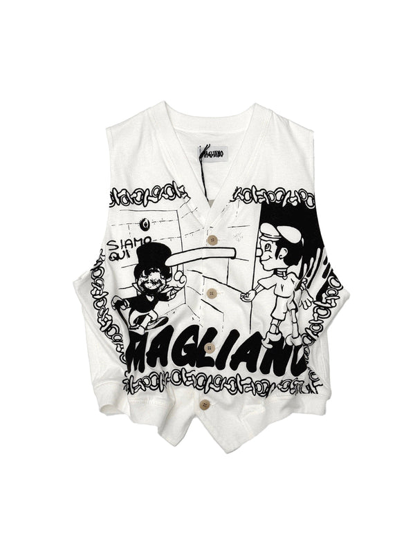 Printed Vest