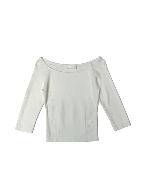 Scoop Neck Knit Top
