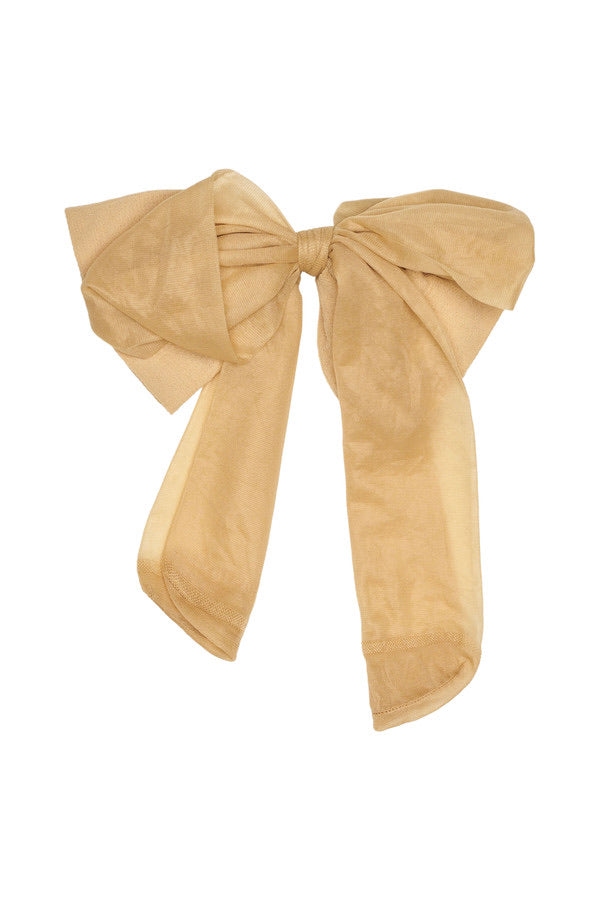 PANTYHOSE BOW HAIR CLIP