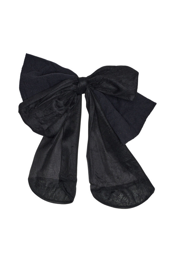 PANTYHOSE BOW HAIR CLIP