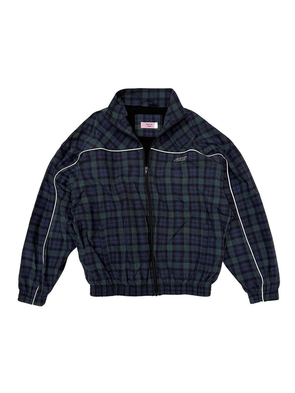 Oversized Track Jacket In Black