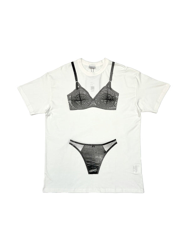 Women Trompe L'oeil Tall Tee Knit