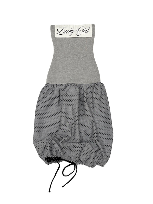LUCKY GIRL TUBE DRESS